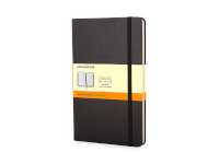 Записная книжка Classic, Pocket, формат A6 (блок в линейку), цвет чёрный
