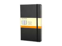 Записная книжка Classic, Large, формат A5 (блок в линейку), цвет чёрный