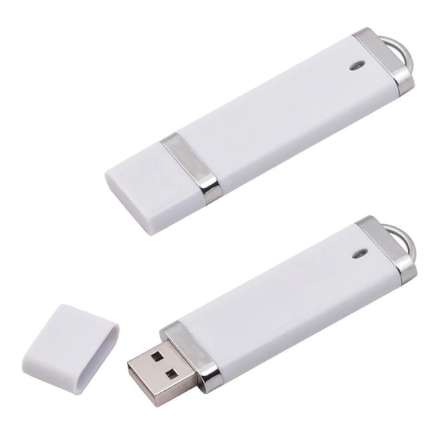 1930304:Флеш-карта USB 8GB Абсолют, цвет белый 1930304,:Флеш-карта USB 8GB Абсолют, цвет белый