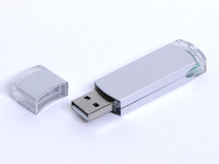 2070037:USB-Flash накопитель (флешка) из алюминия с прозрачными пластиковыми вставками, модель 014, объем памяти 128 Gb, цвет серебристый 2070037,:USB-Flash накопитель (флешка) из алюминия с прозрачными пластиковыми вставками, модель 014, объем памяти 128 Gb, цвет серебристый