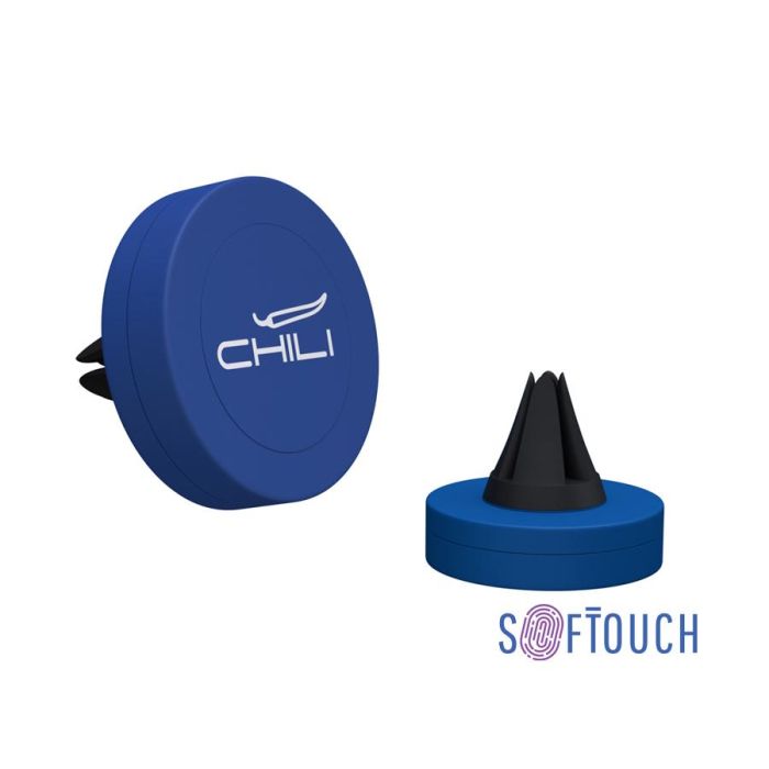 2100230:Автомобильный держатель для телефона Allo с покрытием SOFT TOUCH, цвет синий с черным 2100230,:Автомобильный держатель для телефона Allo с покрытием SOFT TOUCH, цвет синий с черным