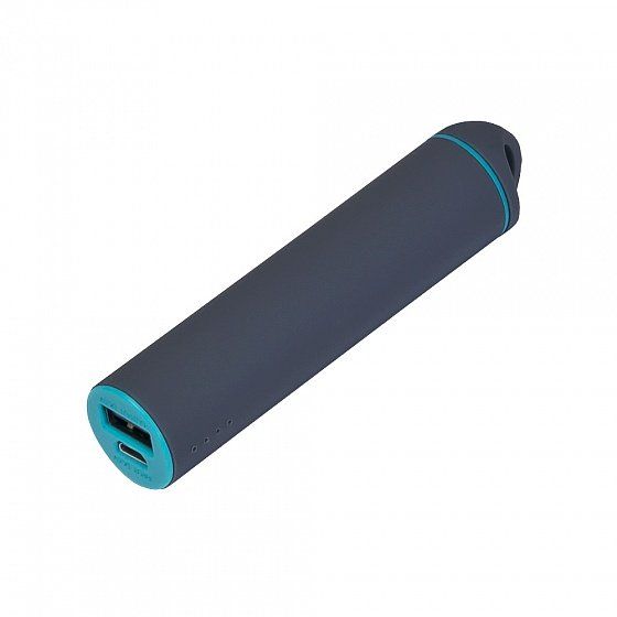 2150428:Внешний аккумулятор, Travel PB, 2000 mAh, с покрытием SOFT TOUCH, в подарочной коробке, серый/мятный 2150428,:Внешний аккумулятор, Travel PB, 2000 mAh, с покрытием SOFT TOUCH, в подарочной коробке, серый/мятный