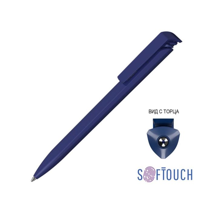 2312237:Ручка шариковая TRIAS SOFTTOUCH, с покрытием SOFT TOUCH, цвет тёмно-синий 2312237,:Ручка шариковая TRIAS SOFTTOUCH, с покрытием SOFT TOUCH, цвет тёмно-синий