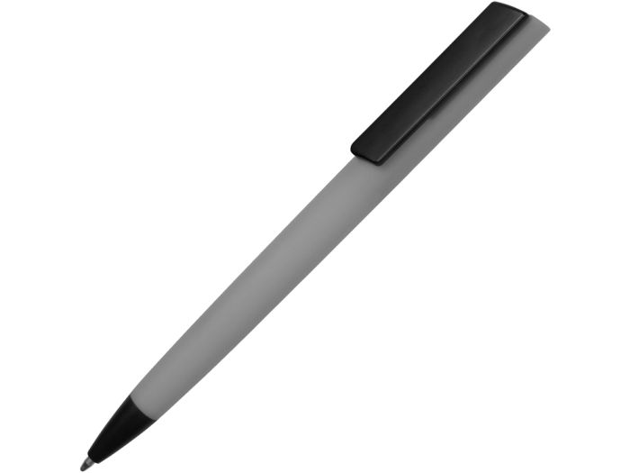 2312580:Ручка пластиковая шариковая Taper с покрытием SOFT TOUCH, цвет чёрный с серым 2312580,:Ручка пластиковая шариковая Taper с покрытием SOFT TOUCH, цвет чёрный с серым