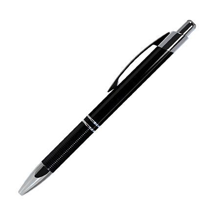 Шариковая металлическая ручка, Portobello Trend, коллекция "PROMO", цвет покрытия корпуса чёрный