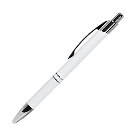 Шариковая металлическая ручка, Portobello Trend, коллекция "PROMO", цвет покрытия корпуса белый