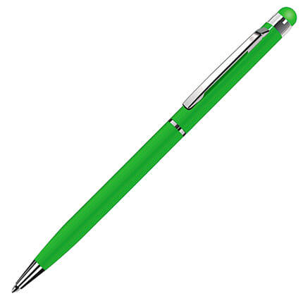 Ручка шариковая "TOUCHWRITER" со стилусом для сенсорных экранов, цвет светло-зелёный