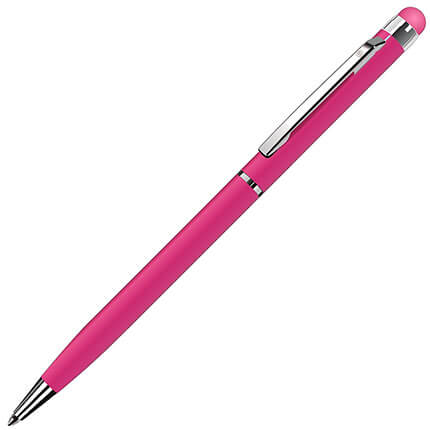 Ручка шариковая "TOUCHWRITER" со стилусом для сенсорных экранов, цвет розовый