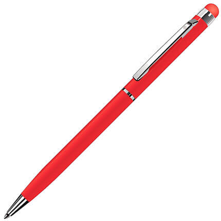 Ручка шариковая "TOUCHWRITER" со стилусом для сенсорных экранов, цвет красный