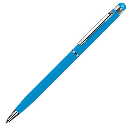 Ручка шариковая "TOUCHWRITER" со стилусом для сенсорных экранов, цвет голубой