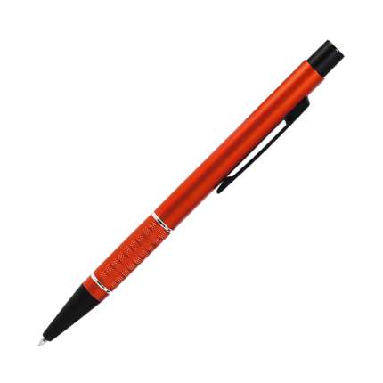 Ручка шариковая "Etna", нажимной механизм, вставки чёрные, цвет корпуса оранжевый