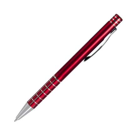 Ручка шариковая "Scotland", нажимной механизм, красная