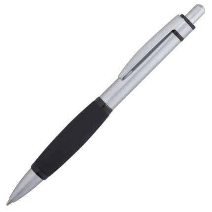 Ручка шариковая Boomer, с чёрными элементами