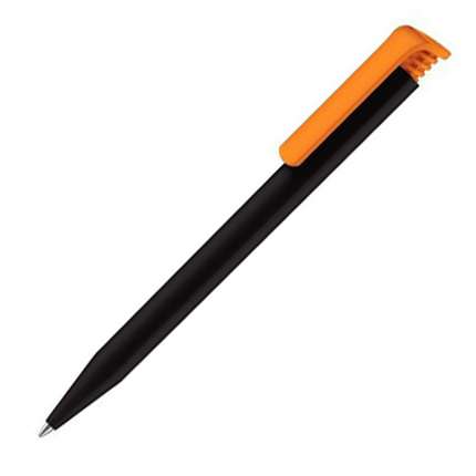 2540800,Ручка шариковая Senator, модель Super Hit Recycled (2850), цвет оранжевый,Шариковая ручка, черный корпус, цветной клип. Корпус на 95% состоит из перерабатываемого материала. Стержень magic flow 1.0 мм с синей или чёрной пастой.