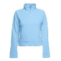 Толстовка женская "Lady-Fit Sweat Jacket", размер XS, цвет голубой