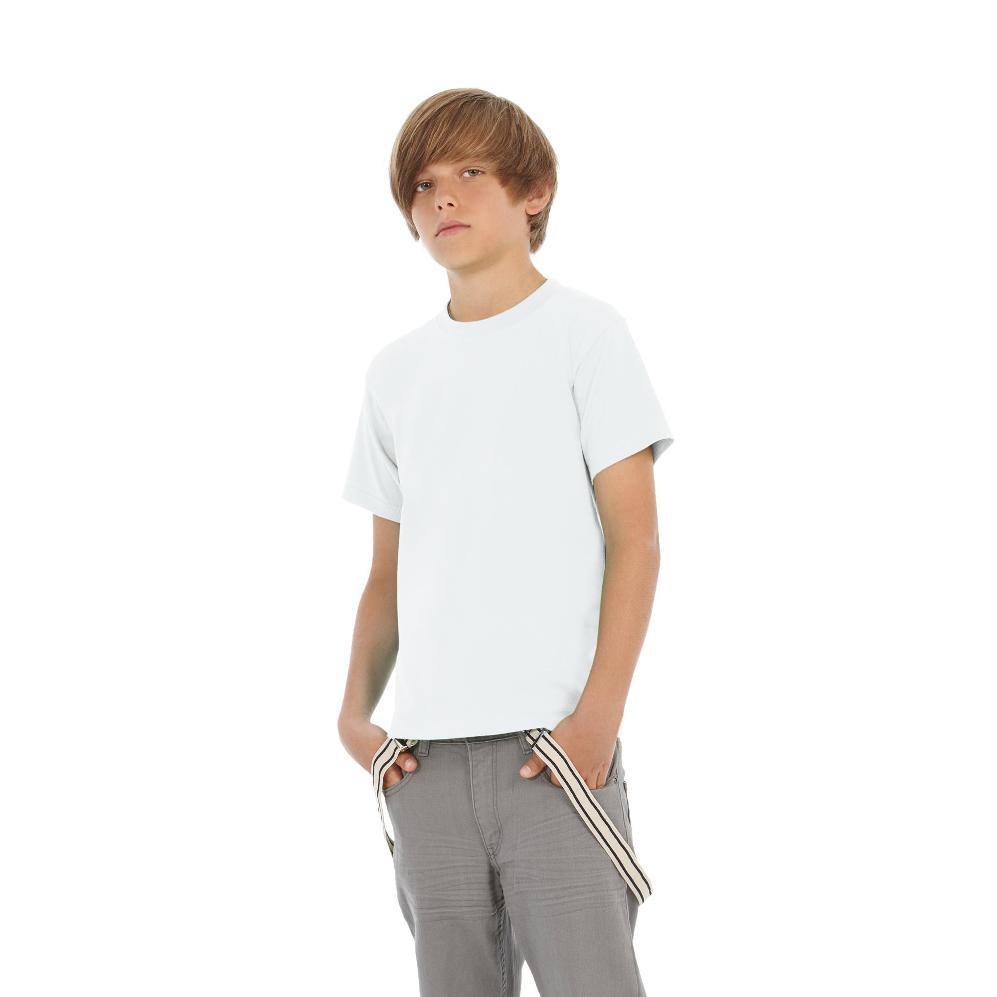 Футболка детская Exact 150/kids, белая/white, размер 12/14