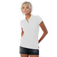 Рубашка поло женская Heavymill/women, цвет белый/white, размер M