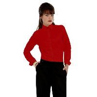 Рубашка женская с длинным рукавом Heritage LSL/women, цвет темно-красная/deep red, размер XL