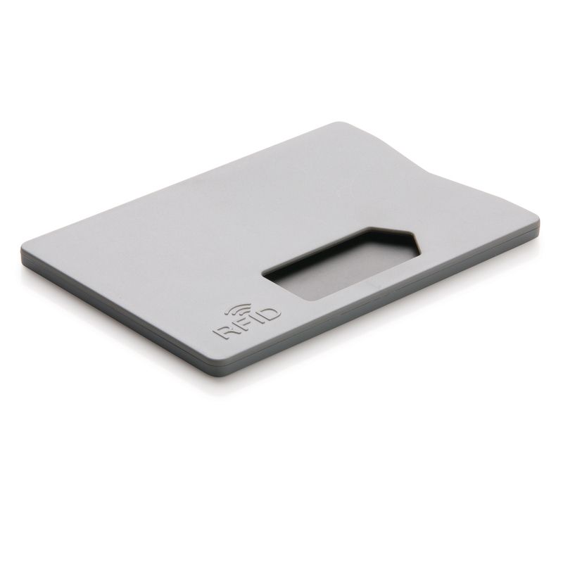 фото Держатель для карт с защитой от сканирования (RFID), серый