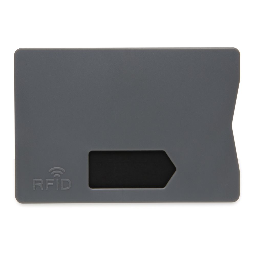 фото Держатель для карт с защитой от сканирования (RFID), серый