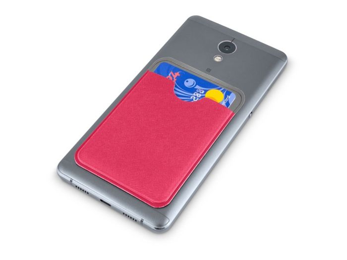 фото Картхолдер с креплением на телефон «Favor», фуксия