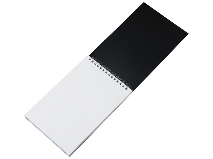 фото Блокнот А5 в пластиковой обложке, черный