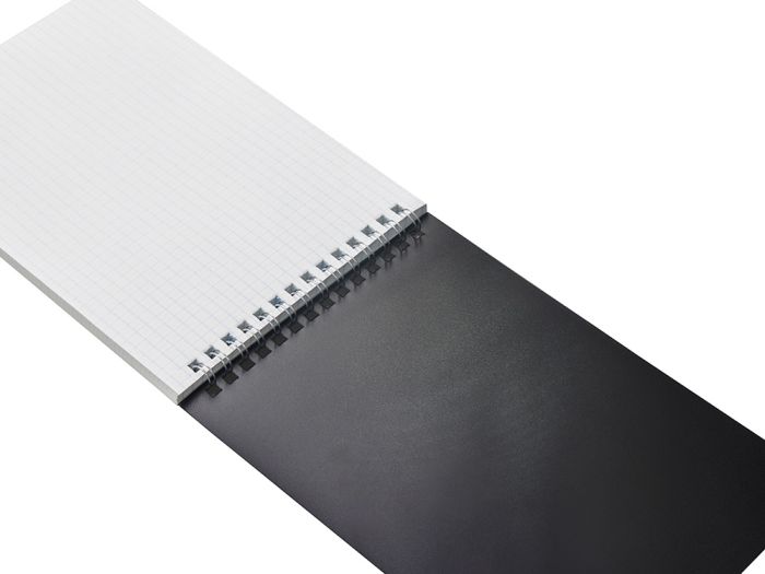 фото Блокнот А5 в пластиковой обложке, черный