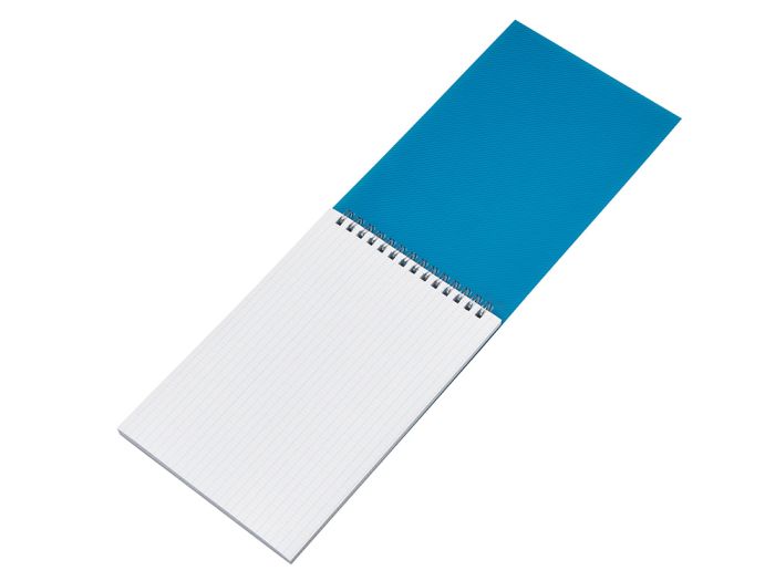 фото Блокнот А5 в пластиковой обложке, синий