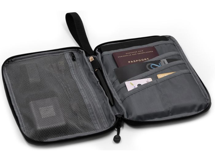 фото Тревел-органайзер «Nomad» из водостойкого переработанного пластика, серый