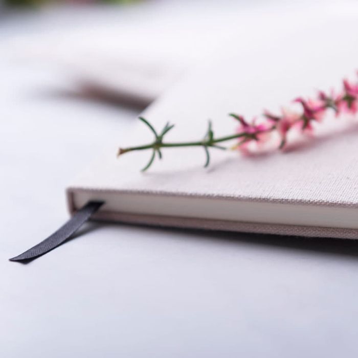 фото Блокнот TELMAK, A5, хлопок, бежевый/синий