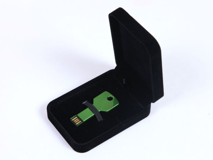 фото Флешка в виде ключа 64 Гб. Зелёный, USB2.0