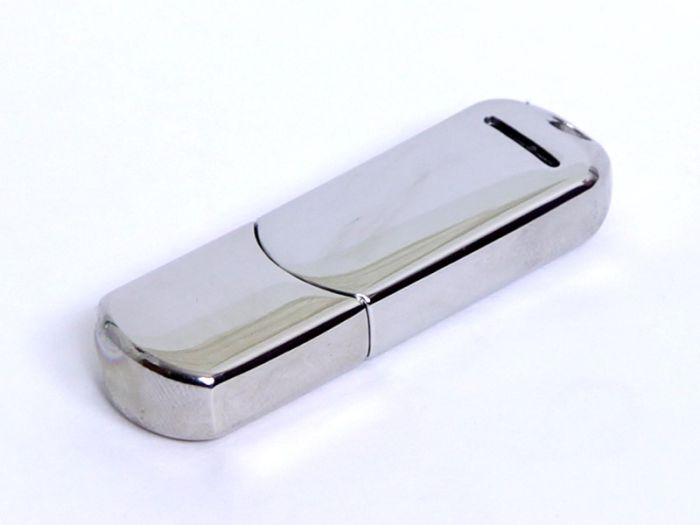 фото Флешка каплевидной формы 64 Гб.Цвет серебряный, USB3.0