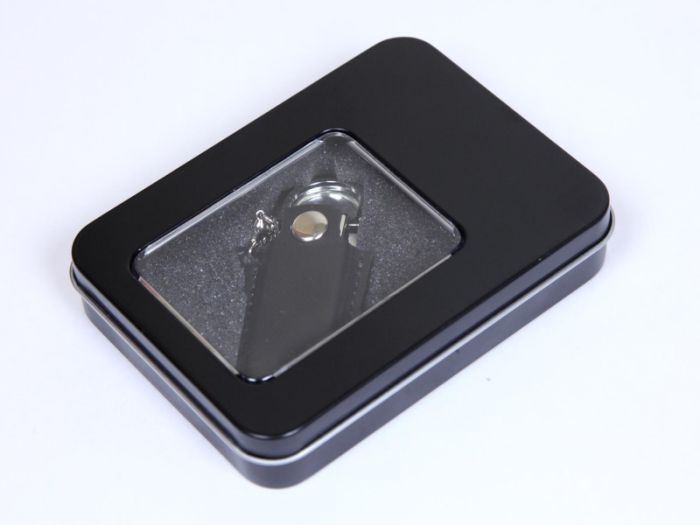 фото Флешка с кожаным чехлом 64 Гб. Черный, USB2.0