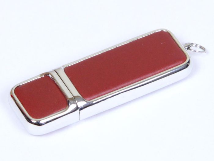 фото Кожаная флешка 64 Гб.Коричневый, USB3.0