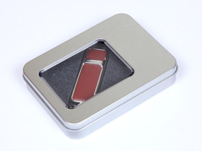 фото Кожаная флешка 64 Гб.Коричневый, USB3.0