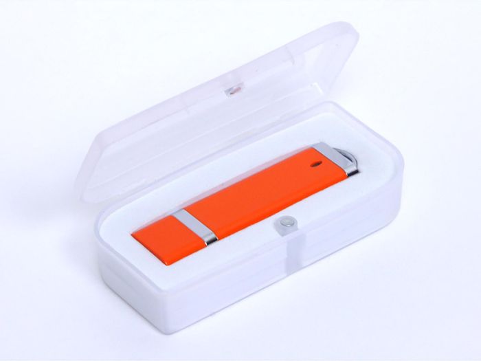 фото Прямоугольная флешка 64 Гб.Оранжевый, USB2.0