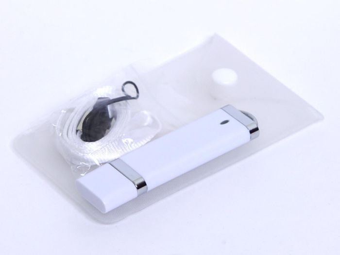 фото Прямоугольная флешка 64 Гб.Белый, USB3.0