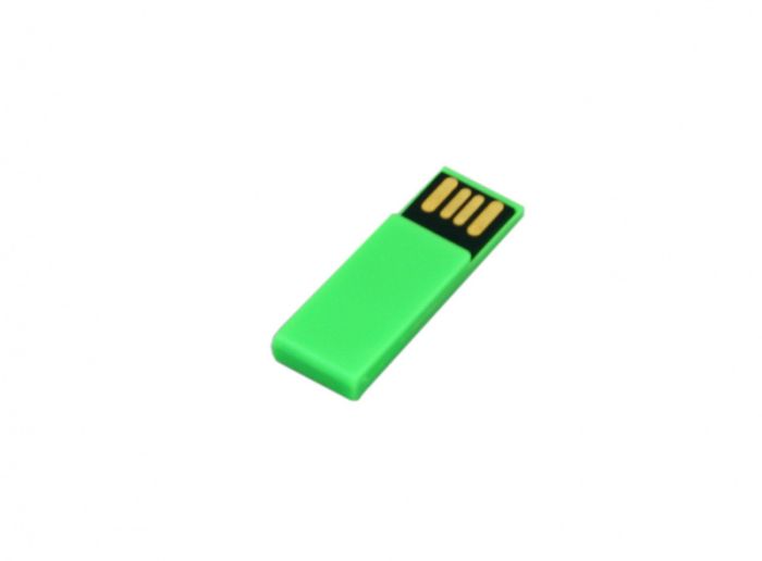 фото Флешка - скрепка 64 Гб.Зеленый, USB2.0