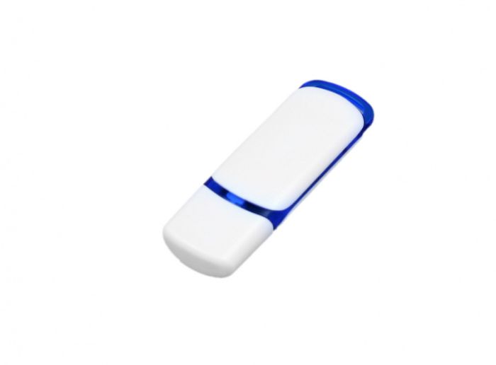 фото Флешка со вставкой 64 Гб. Синий, USB2.0