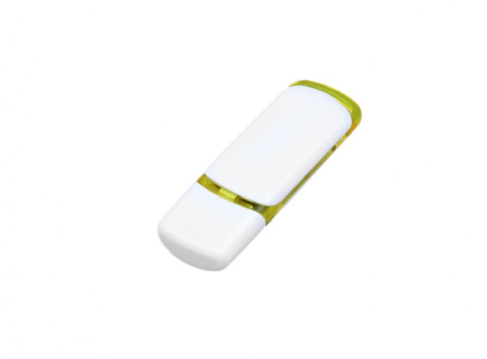 фото Флешка со вставкой 64 Гб. Желтый, USB2.0