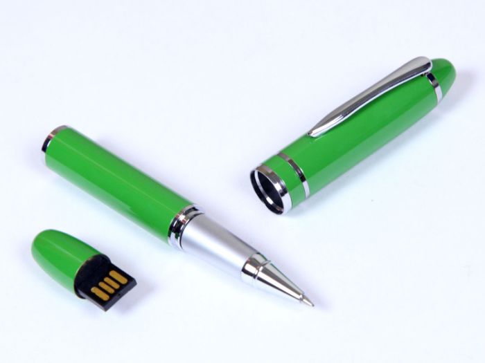 фото Флешка-ручка с миничипом, 64 Гб. Зеленый, USB2.0