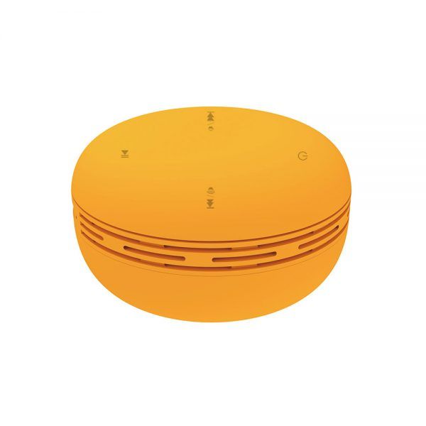 фото Беспроводная Bluetooth колонка Burger Inpods TWS софт-тач, цвет: Оранжевый OO - 500 mAh