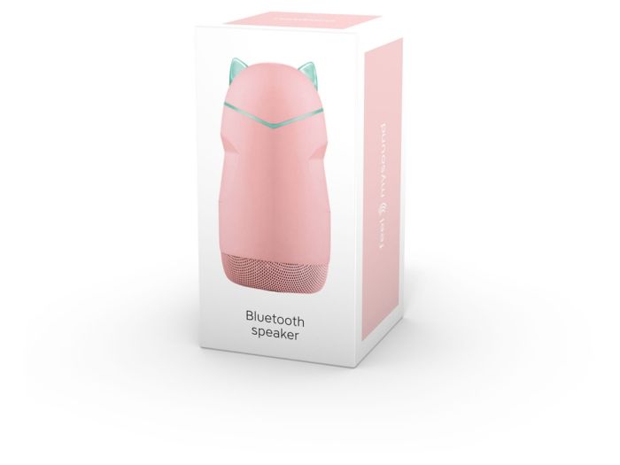 фото Портативная колонка «Mysound Kitty 3C», розовая