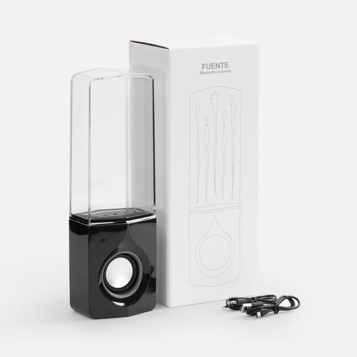 фото Bluetooth-колонка с поющим фонтаном Fuente, черная