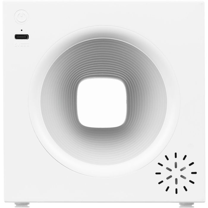 фото Bluetooth-колонка с подсветкой Volumetric, белая