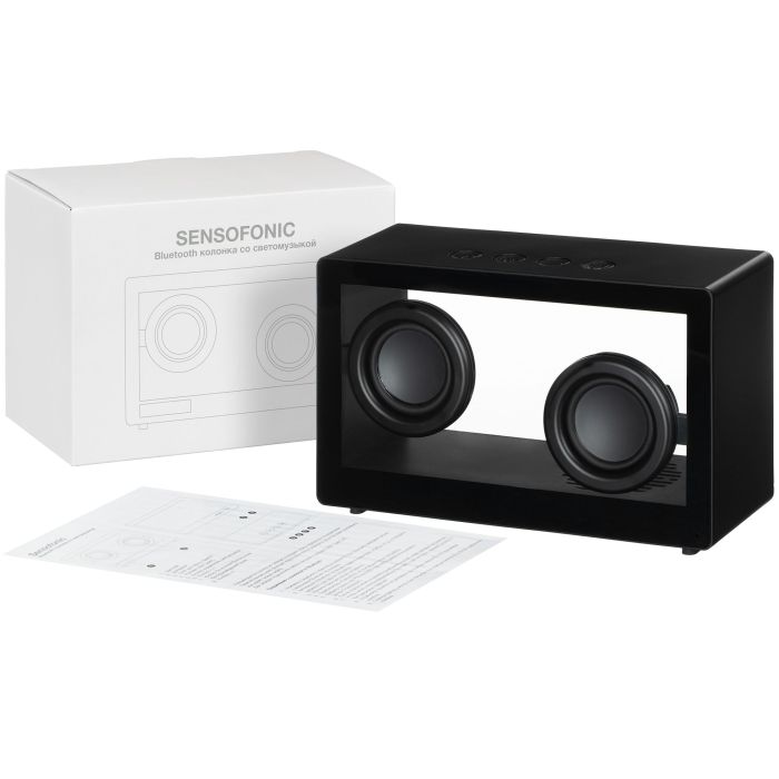 фото Bluetooth-колонка со светомузыкой Sensofonic, черная