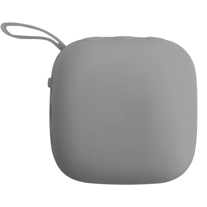 фото Беспроводная колонка Chubby, серая с голубым