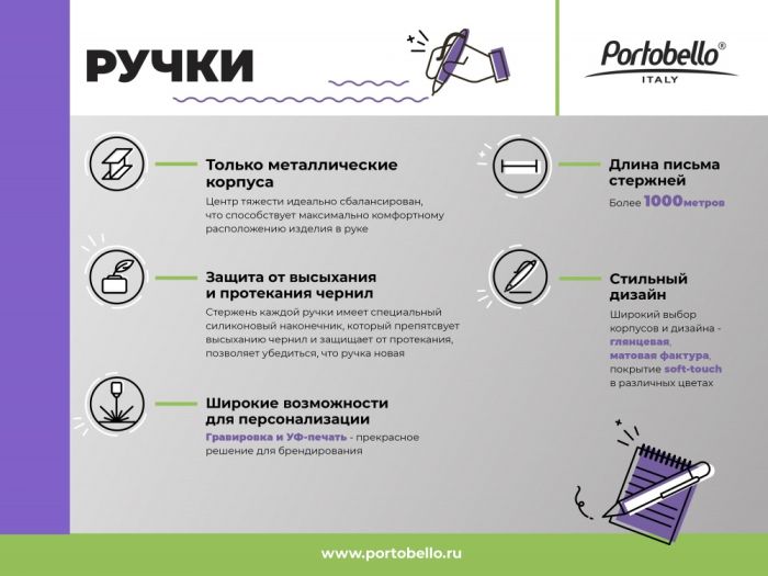 фото Шариковая ручка Tesoro, синяя