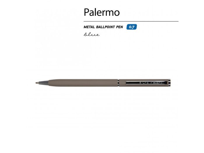 фото Ручка металлическая шариковая «Palermo» Soft touch