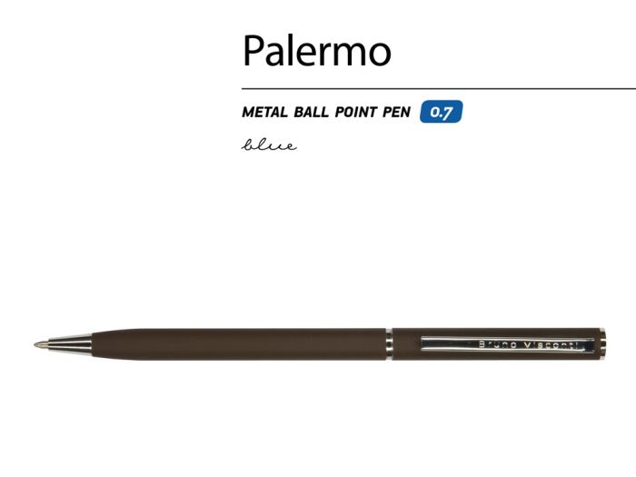 фото Ручка металлическая шариковая «Palermo» Soft touch